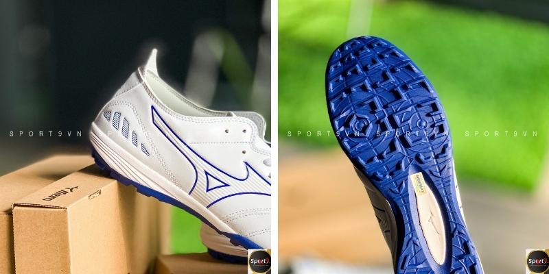 Giày đá bóng Mizuno Morelia Neo III Pro AS Trắng Xanh